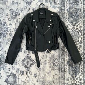 NWOT Faux Leather Jacket